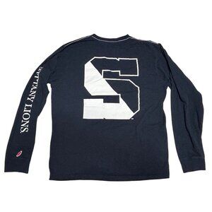 Penn State Nittany Lions League Navy Blue Long Sleeve T Shirt Large Double Sided